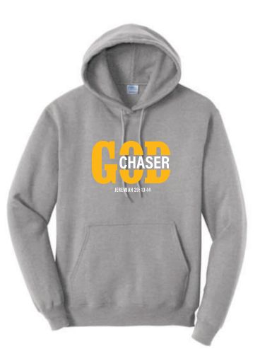God Chaser Gray Hoodie