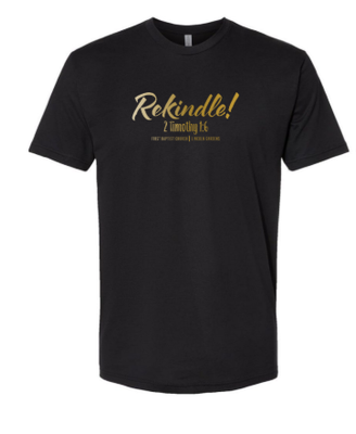 Rekindle T-shirt Black/gold