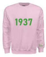 1937 Crewneck Sweatshirt Pink/Green