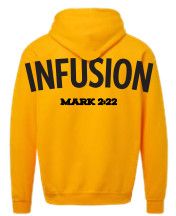 Infusion Hoodie Sweatshirt Gold/Black