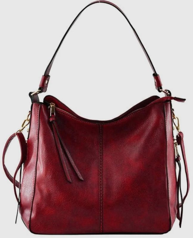 Selina Hobo Bag , Color: Red