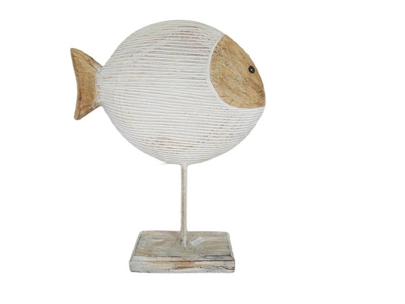 DREWNIANA RYBA 37X26 cm