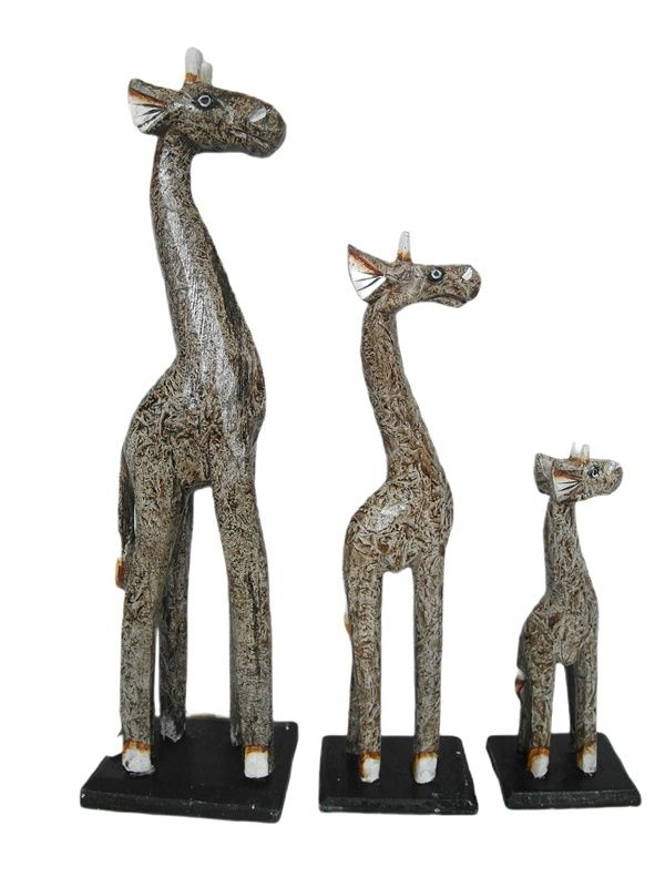 3 ŻYRAFY 40/30/20 CM
