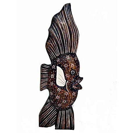 DREWNIANA RYBA 55 CM