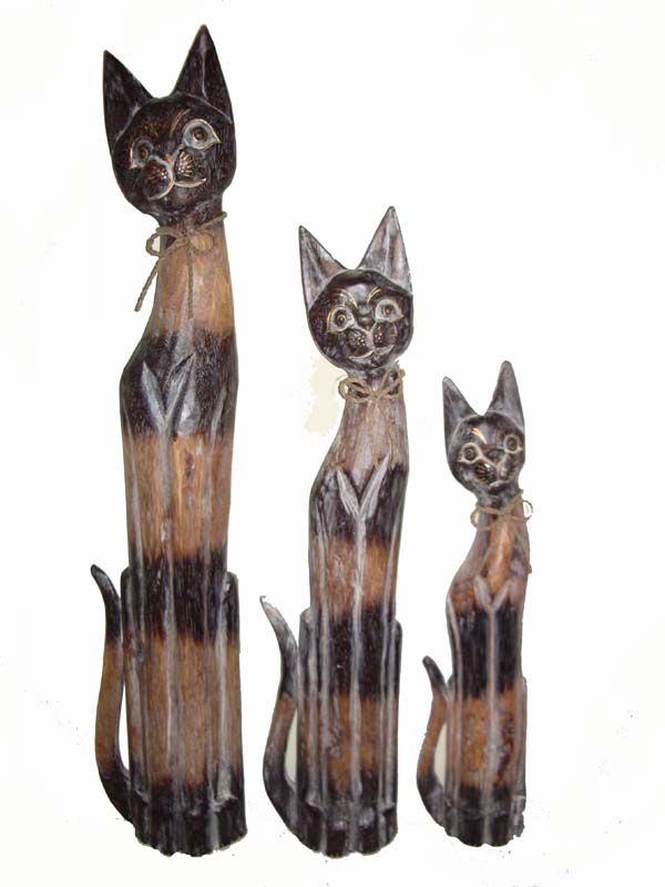 3 KOTY 80/60/40 CM