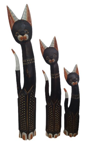 3 KOTY 100/80/60 CM