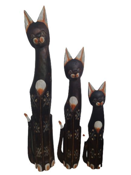 3 KOTY 100/80/60 CM