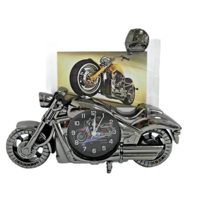 ZEGAR- MOTOCYKL  Z RAMKĄ 26 CM