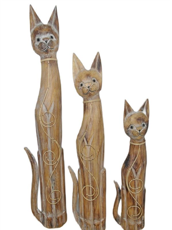 3 KOTY 100/80/60 CM