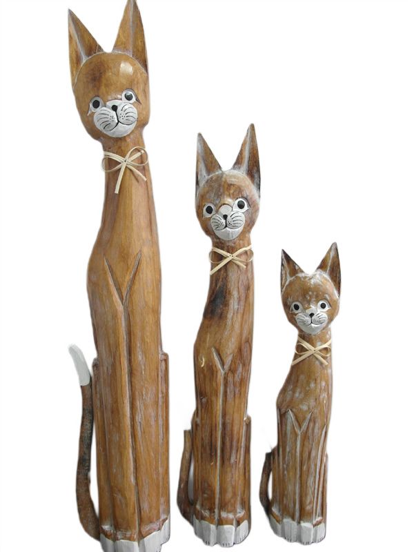 3 KOTY 100/80/60 CM