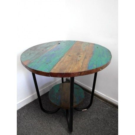 STÓŁ METAL FI 80 CM