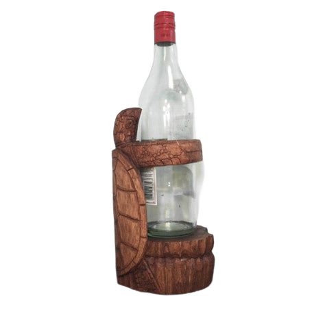 STOJAK NA BUTELKE (ŻÓŁW) 30 CM