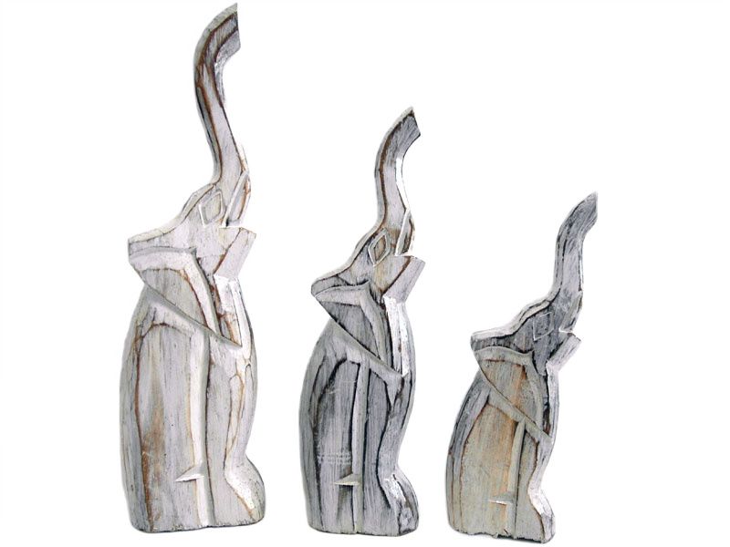 3 SŁONIE 33/25/20 CM