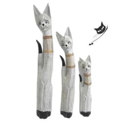 3 KOTY 100/80/60 CM