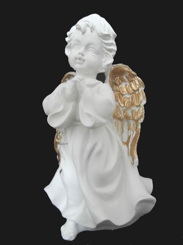 ANIOŁ KSIĄŻKA+MODLĄCY 18,5 CM