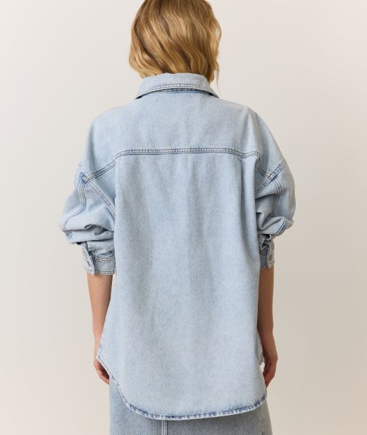 MOLLY DENIM SHIRT JACKET