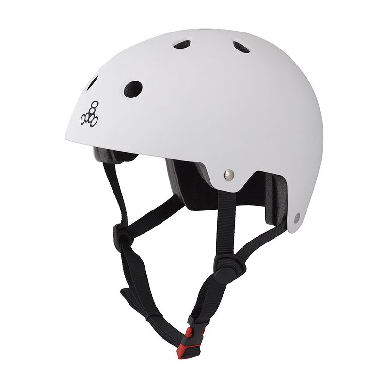Helmet Triple8 Brain Saver SKATE/BIKE, Color: White, Size: L/XL