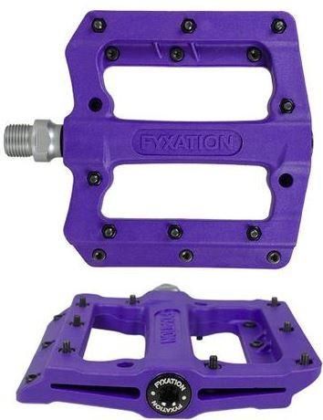 Fyxation MESA-MP NYLON PLATFORM PEDALS W/PINS, Color: Purple