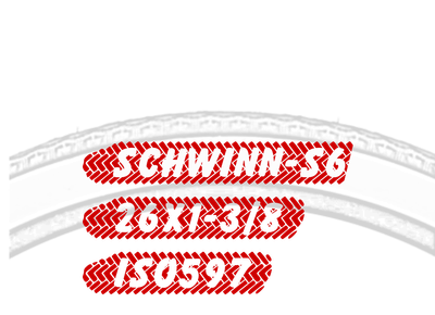 597 (26x1-3/8 schwinn S6)