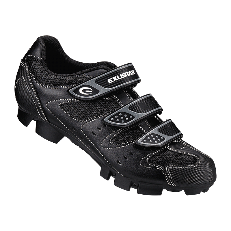 EXUSTAR SM-324 LEATHER/MESH SPD MOUNTAIN SHOE 41 BLK