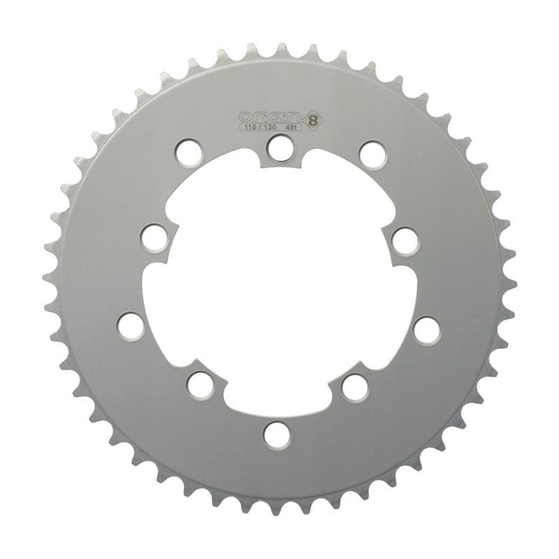 Origin8 48T1/8&quot; 110/130bcd Silver Chainring