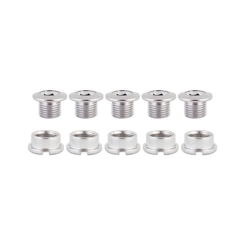 CHAINRING BOLT SET OR8 SINGLE STL CP