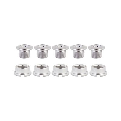 CHAINRING BOLT SET OR8 SINGLE STL CP