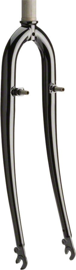 MSW 700c Hybrid Fork - QR x 100mm , 1 1/8&quot; Straight Steerer, Canti, Black