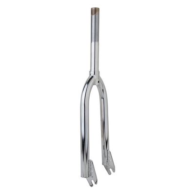 Sunlite 1&quot; (21.1mm) Threaded BMX Fork | Caliper | 20&quot; | 185mm | UniCrown | Steel | Chrome