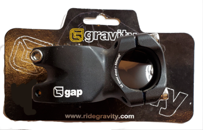 Gravity GAP-OS STEM 1.5&quot;x50mm +/-8d 31.8 CLAMP BLK (d)