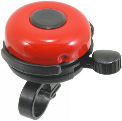 POPPY RING-RING BELL FITS 22.2mm HANDLEBAR CLAMP RED