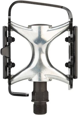 Dimension Mountain Compe Pedals - Platform, Aluminum, 9/16&quot;, Black/Silver