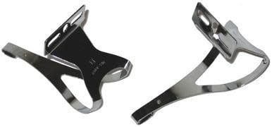 MKS Toe Clip chrome XL shoe 12.5 +