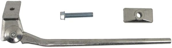 ALLOY KICKSTAND 285mm SILVER