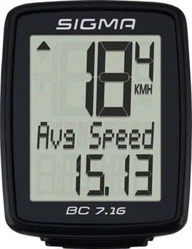 SIGMA   BC-7.16 7-FUNCTION WIRED BIKE COMPUTER