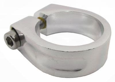 KALLOY    SC-100 SEAT CLAMP W/BOLT 1-3/8 (34.9) SIL (d)
