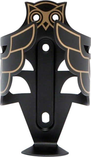 PDW THE OWL CAGE ALLOY WATERBOTTLE CAGE BLK/GLD