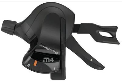 SUNRACE   DLM400 LH TRIGGER SHIFTER 3sp W/CABLE BLK