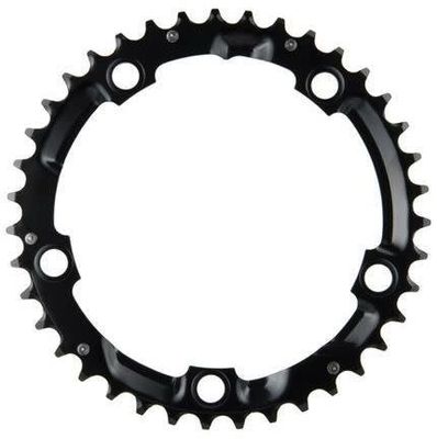 STEEL ROAD 130x39t MID-TRIPLE CHAINRING BLK