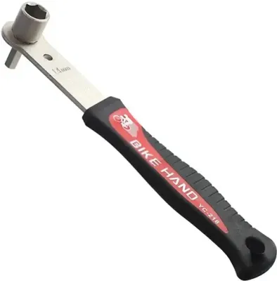 BIKE HAND YC-218 14mm BOLT/8mm HEX CRANK REMOVER W/COMFY HND