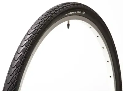Panaracer700x28c URBAN TOUR WIRE BEAD BLACK TIRE W/REFLECTIVE SIDEWALL