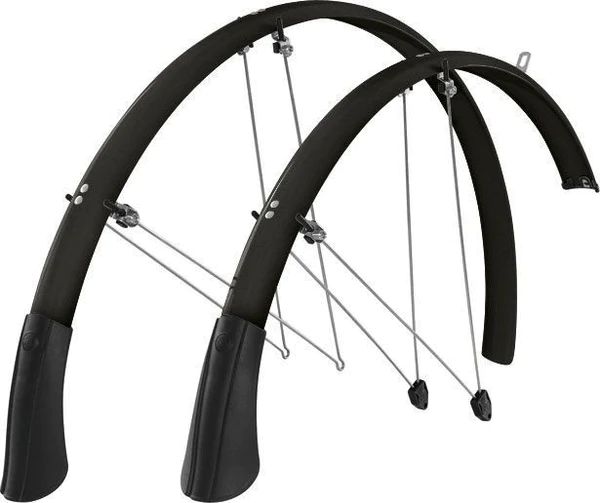 P55 LONGBOARD 26&quot;1.6/2.1 CHROMOPLASTIC FENDERS BLK