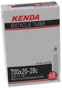 Kenda 700x20/28c (20/28-622/630) RV48 THREADED TUBE