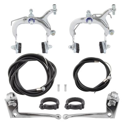 BRAKESET SUNLITE STL SIDEPULL F+R w/Levers