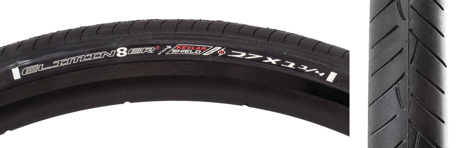 Sunlite 27x1-1/4 FLATSHIELD Wire Belted Road Tire