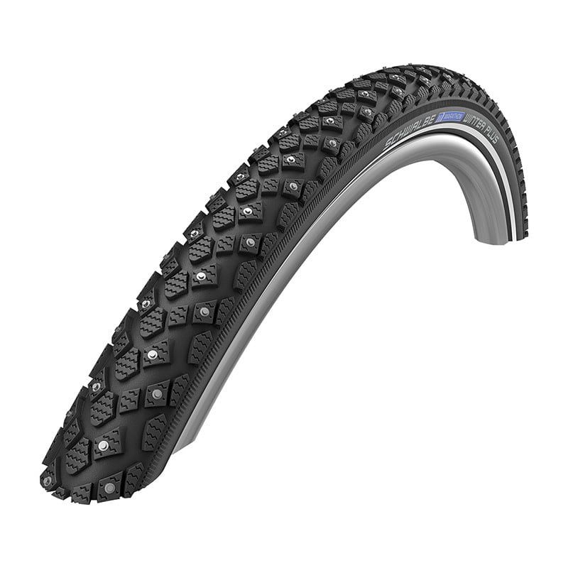 Schwalbe Tire MARATHON WINTER PLUS 26x2.0 PERF TWIN SM-GUARD BK/BK/REF 200-STUD-SNOW WIRE