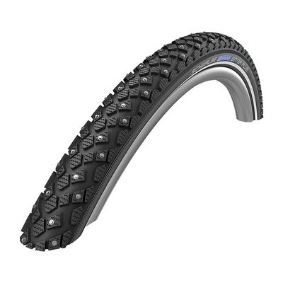 Schwalbe Tire MARATHON WINTER PLUS 26x2.0 PERF TWIN SM-GUARD BK/BK/REF 200-STUD-SNOW WIRE