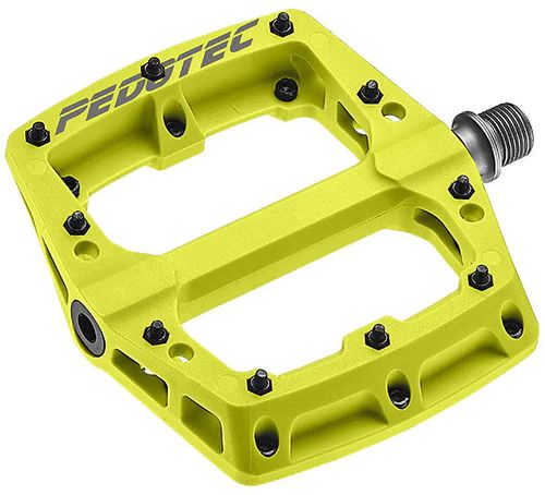 PT THUNDER 180 SEALED-BEARINGS THERMO-PEDALS W/R-PINS LIME