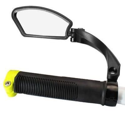 Hafny HF-M800L-FR01 SS LENS CLAMP-ON MIRROR BLACK