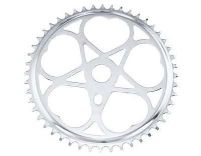 Steel Chainring Sweet Heart 1/2 X 3/32 48t Chrome